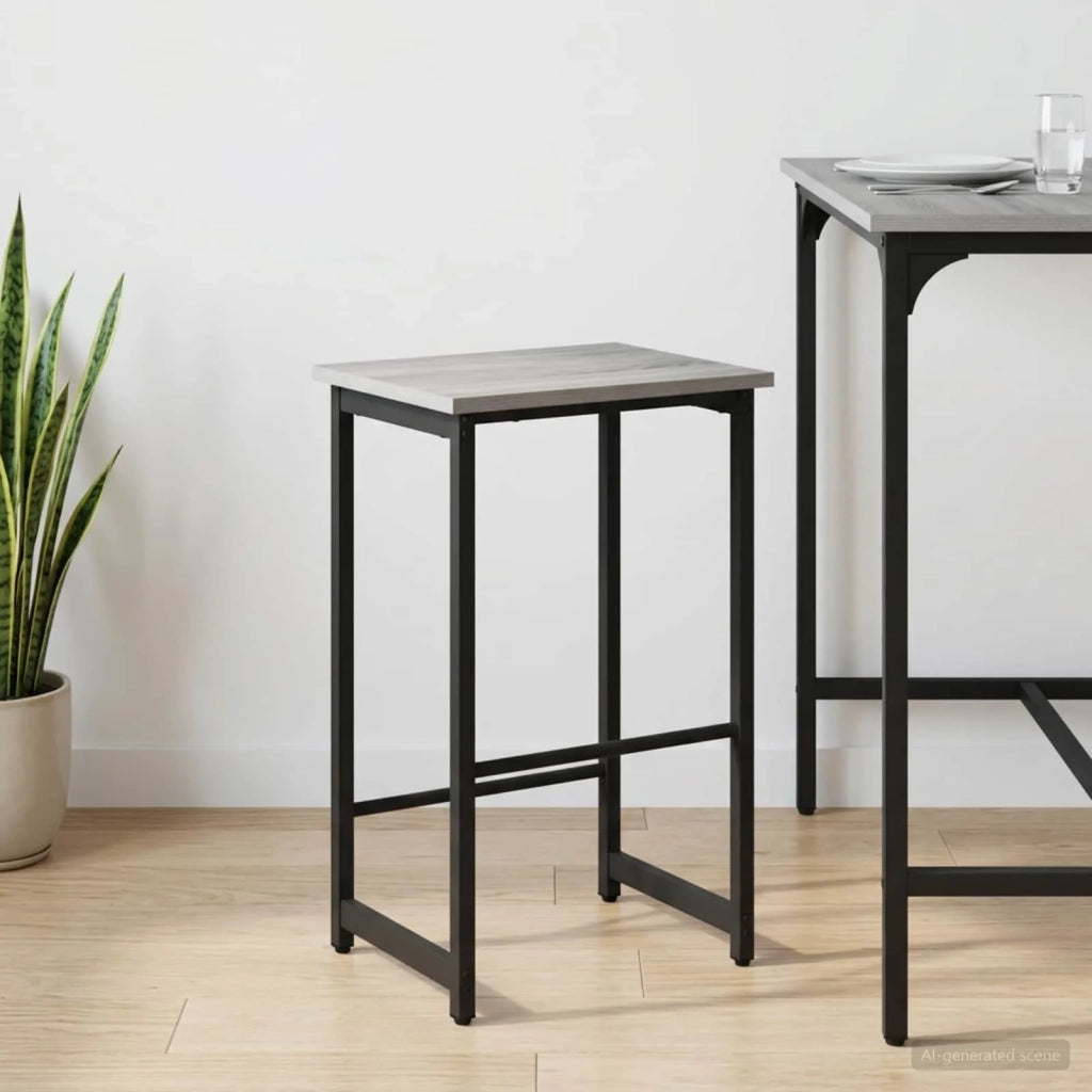 Sgabello da bar Sonoma grigio 40 x 32 x 64 cm 8006187