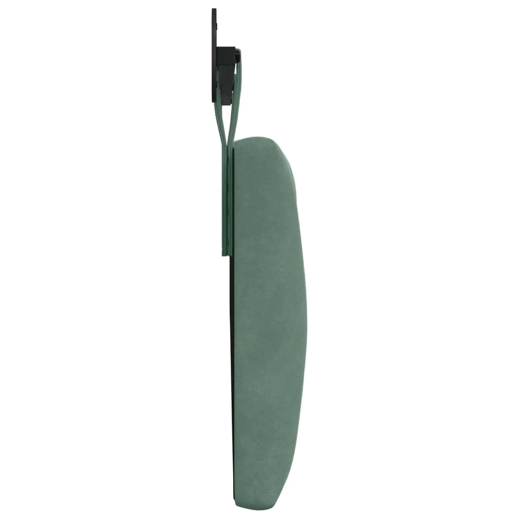 Testiera | Testata sospesa Con luce LED Verde Mare Velluto