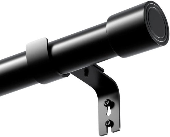 Telaio per tenda in metallo regolabile senza perforazione - Sostegno pesante - Dimensioni 67-244 cm - Progettato per durata - Maniglia per tenda
