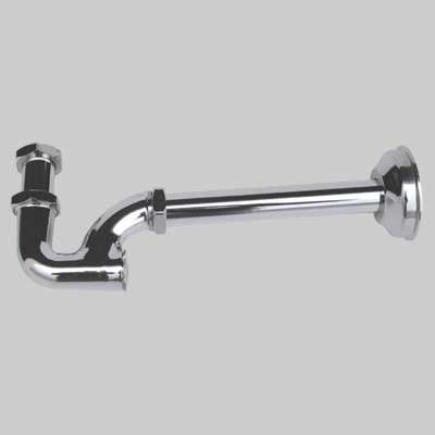 SIFONE A COLONNA CON CANOTTO E ROSONE  1Ø 26 x 200     GHIDINI