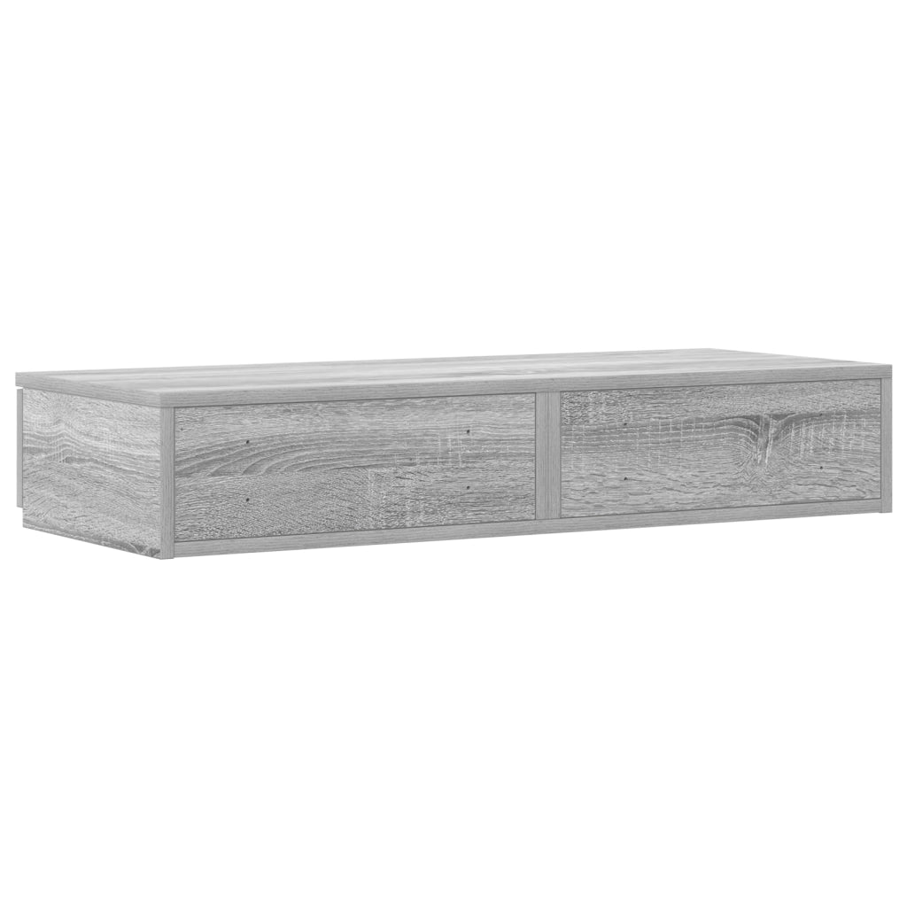 Cassetti per letto  Grigio Sonoma 100x36,5x16,5 cm in legno ingegnerizzato