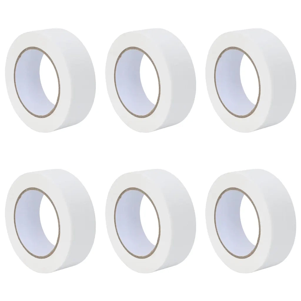 Nastri Adesivi per Pittori 6 pcs Bianco 38mm x 50m Carta 42019663