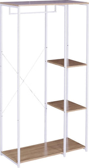 Capistallo - Capistallo - Verticale - Capistallo per Giacche - Appoggio per Abiti - Mobile per Conservazione Abiti - Bianco - Mocha