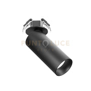 GFA1483H- FARETTO AD INCASSO ORIENTABILE 1 LUCE ATTACCO LED 2700K 1009LM 12W D.5,5CM NERO