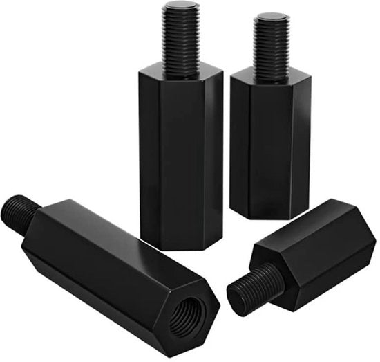 Supporto di distanza per PCB - 100 pezzi - nylon - per distanziatori e viti - per elettronica - 7 + 6 mm