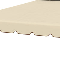 Tetto di Ricambio per Gazebo da Giardino 3x3m in Poliestere Beige