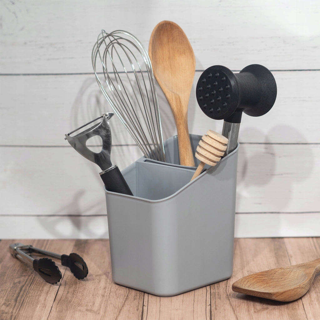 KADAX Scolaposate Organizer per utensili, contenitore in plastica grigio