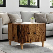 Tavolino da salotto con cassetto Legno antico 49 x 50 x 40 cm 894283