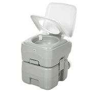 Toilette da viaggio per campeggio ¨C Zephmum ¨C Grigio 41.5x36.5x42 cm 20L