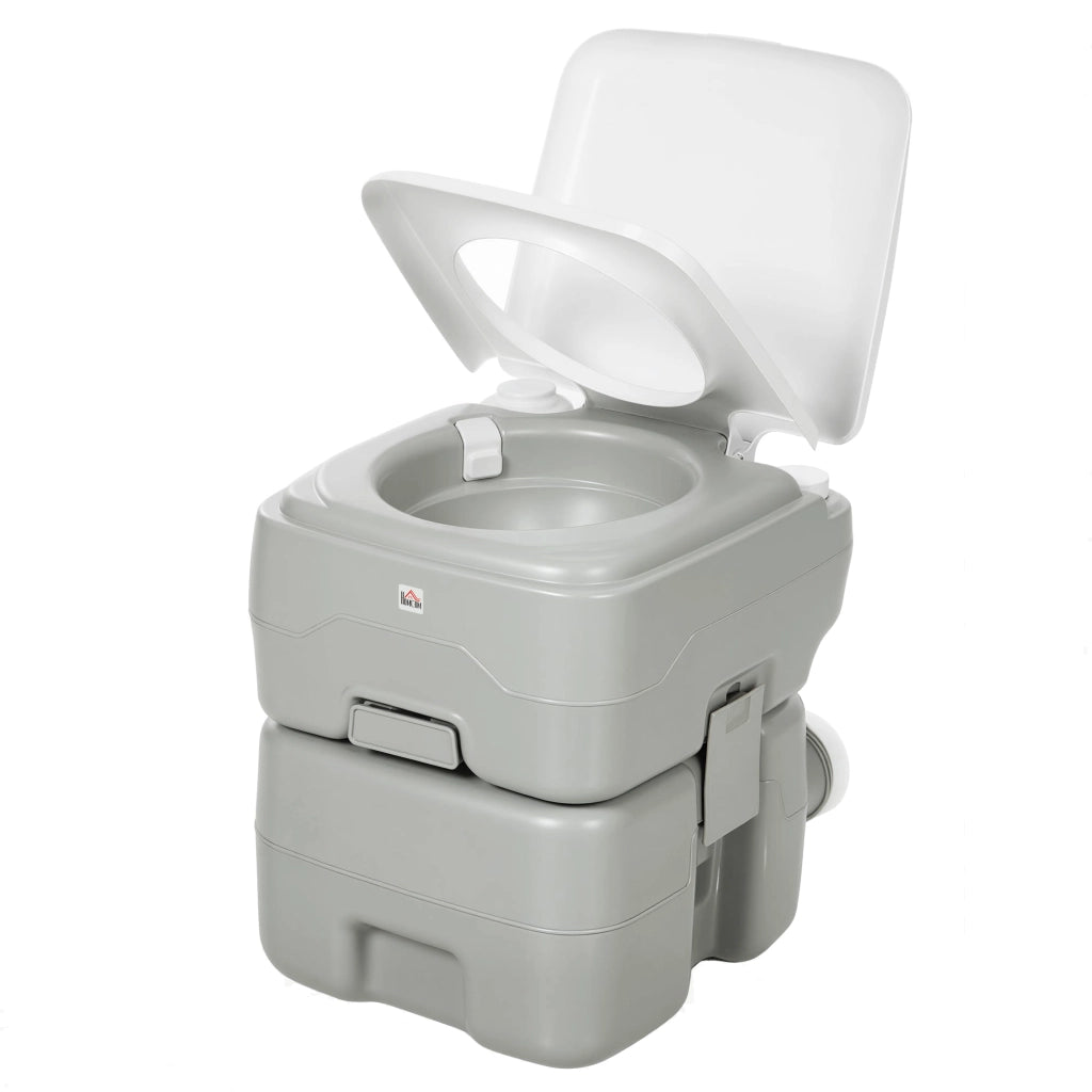 Toilette da viaggio per campeggio ¨C Zephmum ¨C Grigio 41.5x36.5x42 cm 20L
