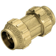 RACCORDO DIRITTO DOPPIO IN OTTONE TIEMME- Diam. 25- TIEMM- pezzi 1