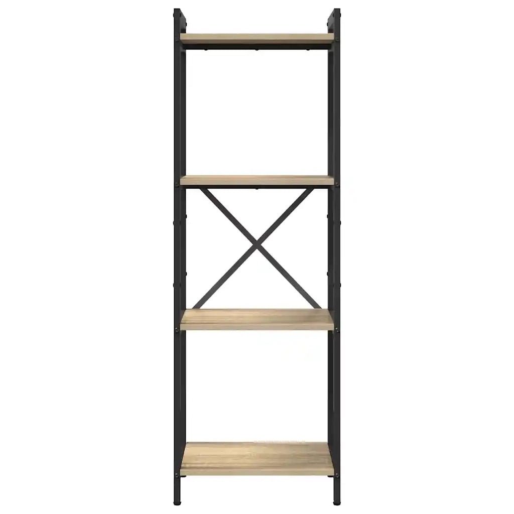 Libreria-Scaffale per Libri-Mobile di Stoccaggio Rovere Sonoma 40 x 30 x 85 cm Legno multistrato 492356
