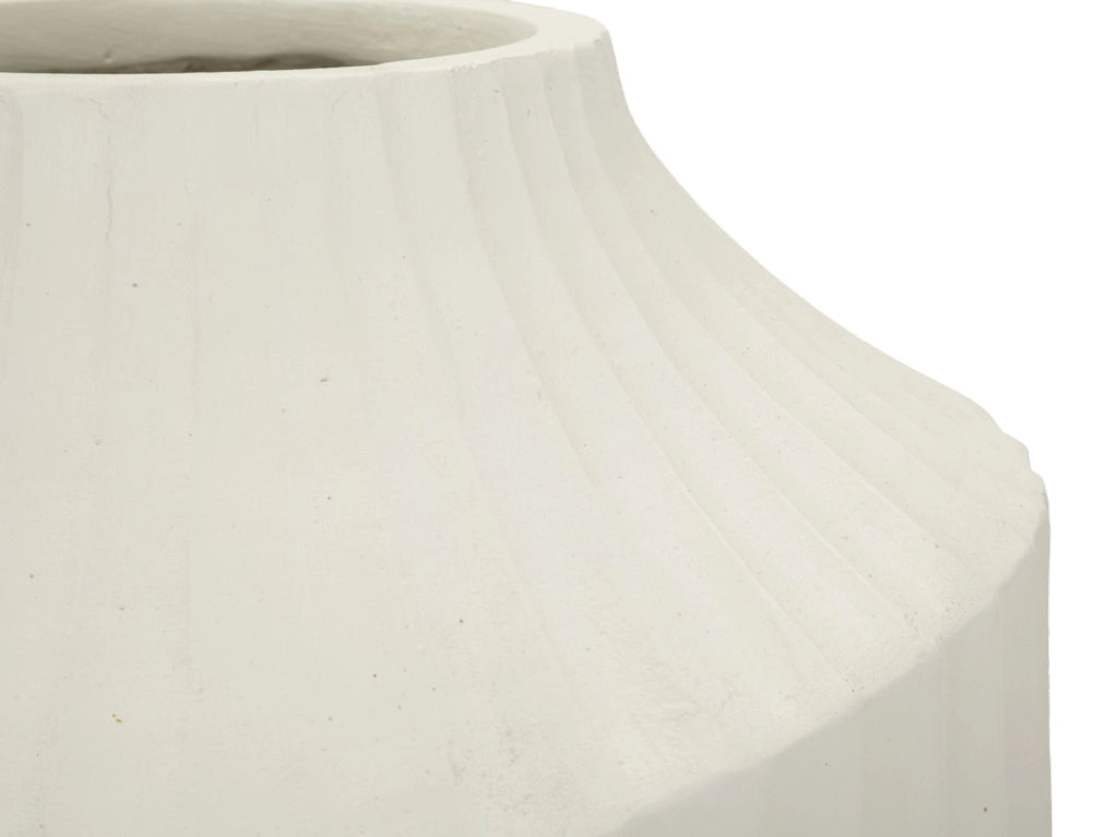 Vaso Ice Ø28,5x50,5 cm in Mgo Crema
