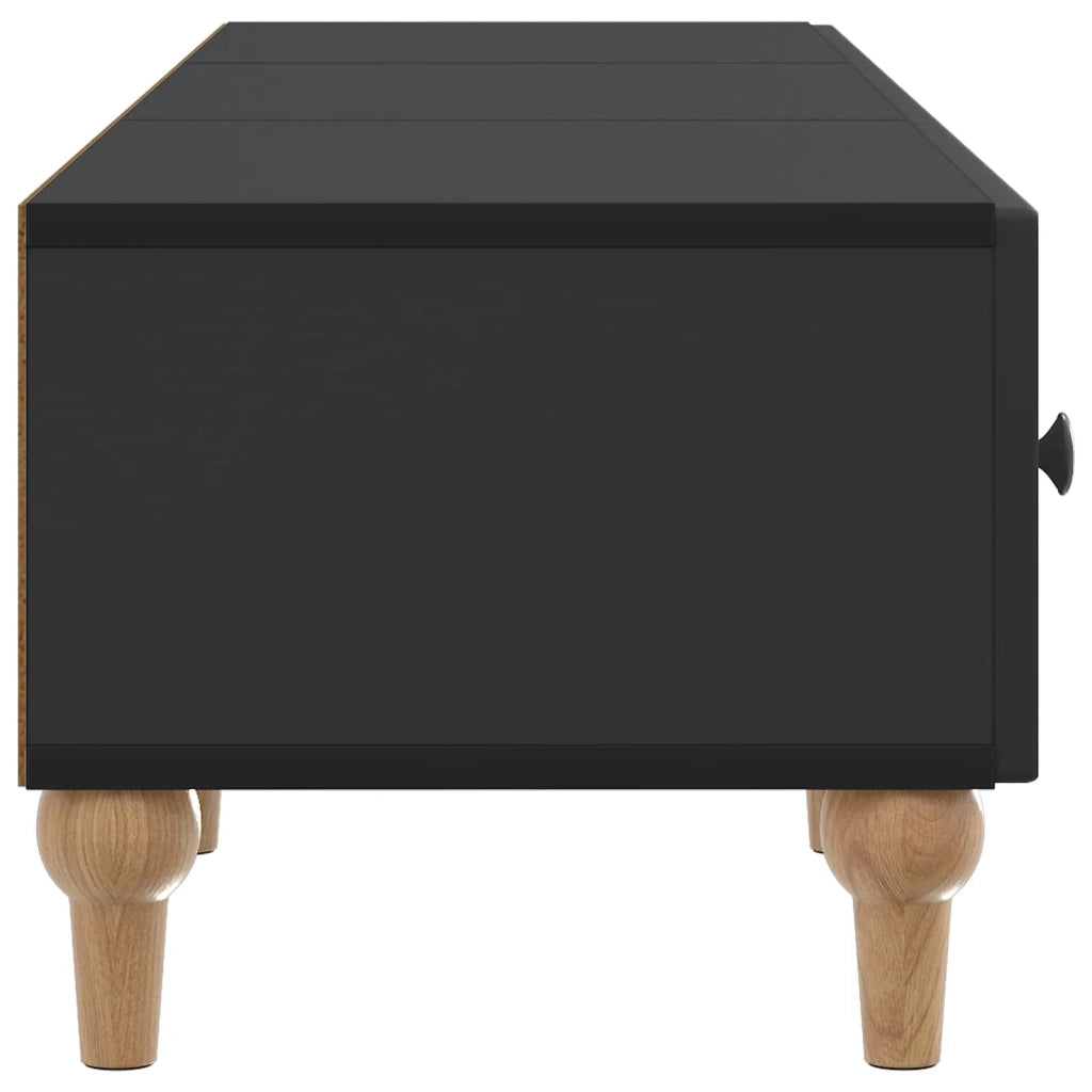 Mobile TV Nero 147 x 34,5 x 30 cm Legno ingegnerizzato 894246