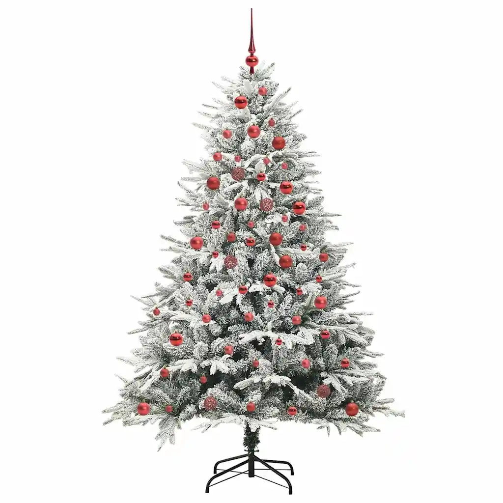 Albero di Natale Artificiale Pre-illuminato con Set di Palline 3395397