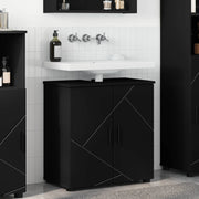 Mobile da Bagno Nero 61 x 35 x 64 cm 883285
