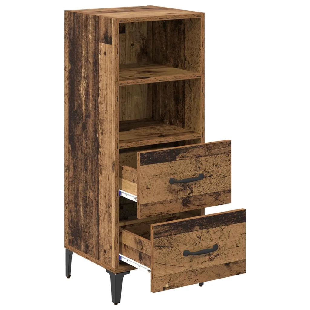 Credenza Legno vecchio 34 x 34.5 x 90 cm Legno multistrato