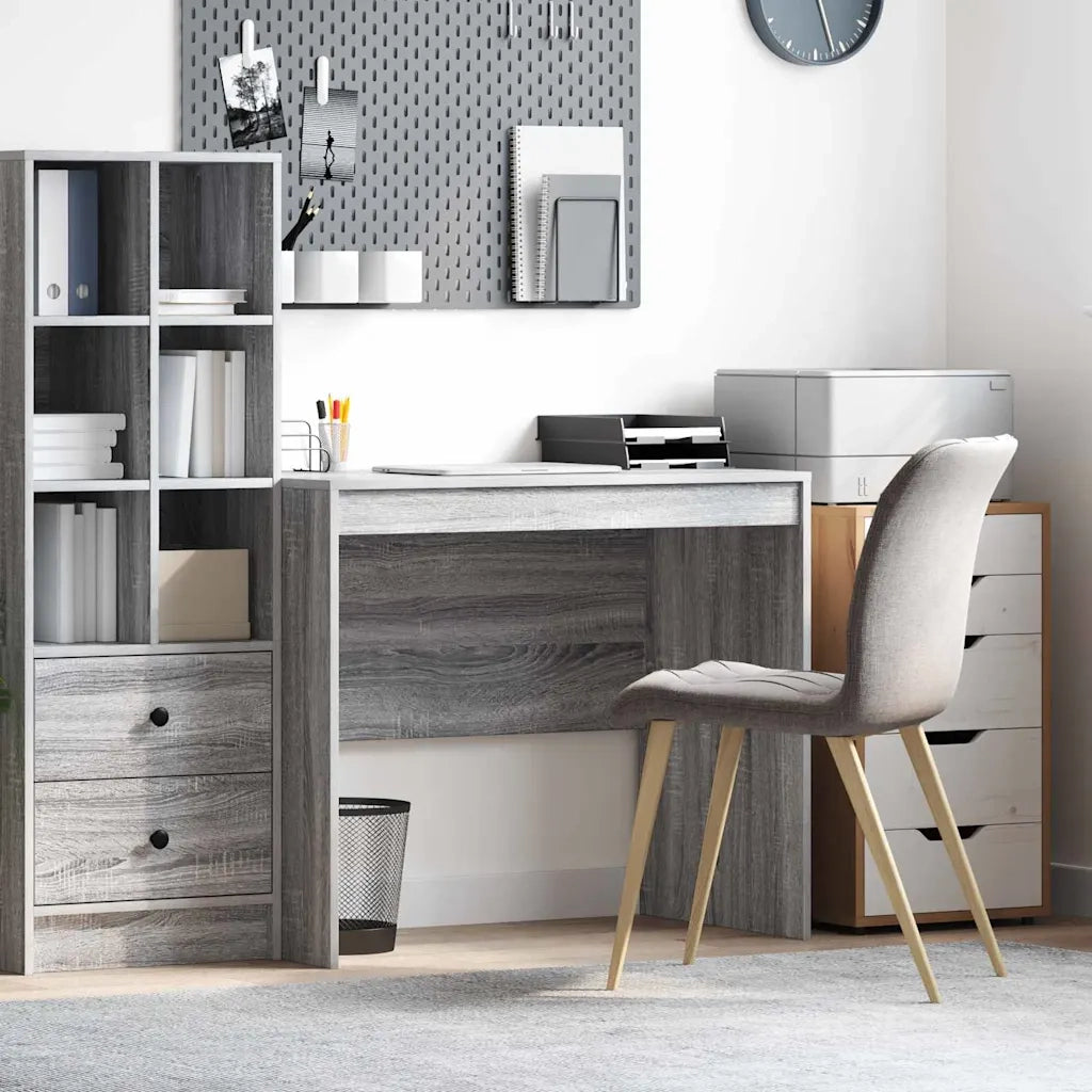 Scrivania | Tavolo da Ufficio Grigio Sonoma 90 x 50 x 76 cm