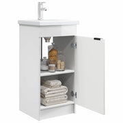 Mobile da bagno con Lavabo | Armadio Lavabo Bianco Lucido 42 x 40 x 84,5 cm