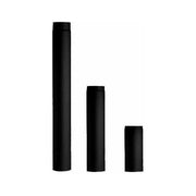 Ala Tubo Acciaio Nero 13x25 2 mm set 2 pezzi