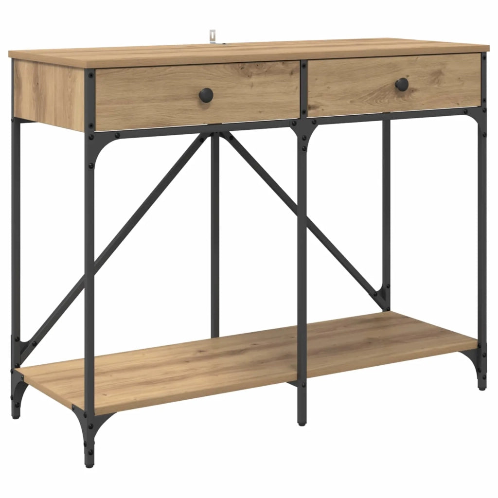 Tavolo consolle Rovere artigianale 100 x 39 x 78,5 cm