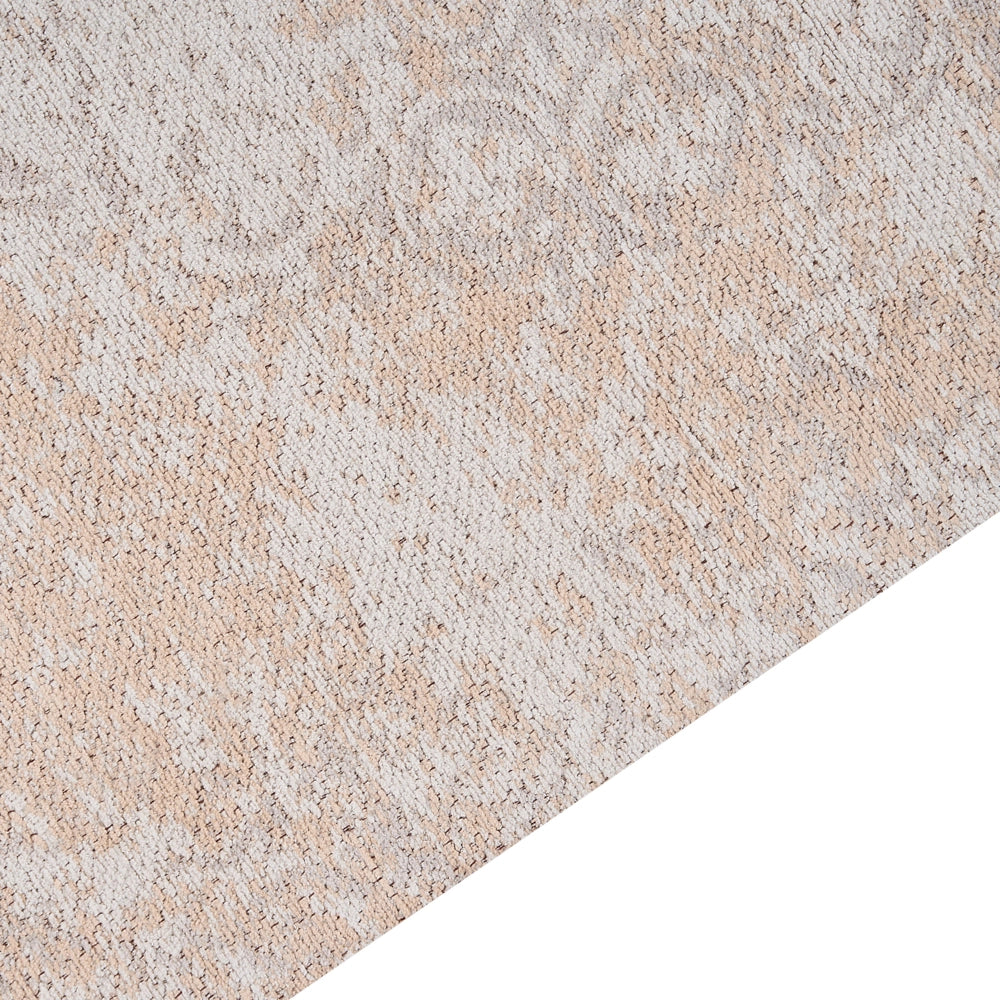 Tappeto Area Beige Cotone Effetto Anticato 200 x 300 cm Orientale Vintage