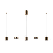 Lampadario Italux Remdal LED 30W ottone/nero 4000K