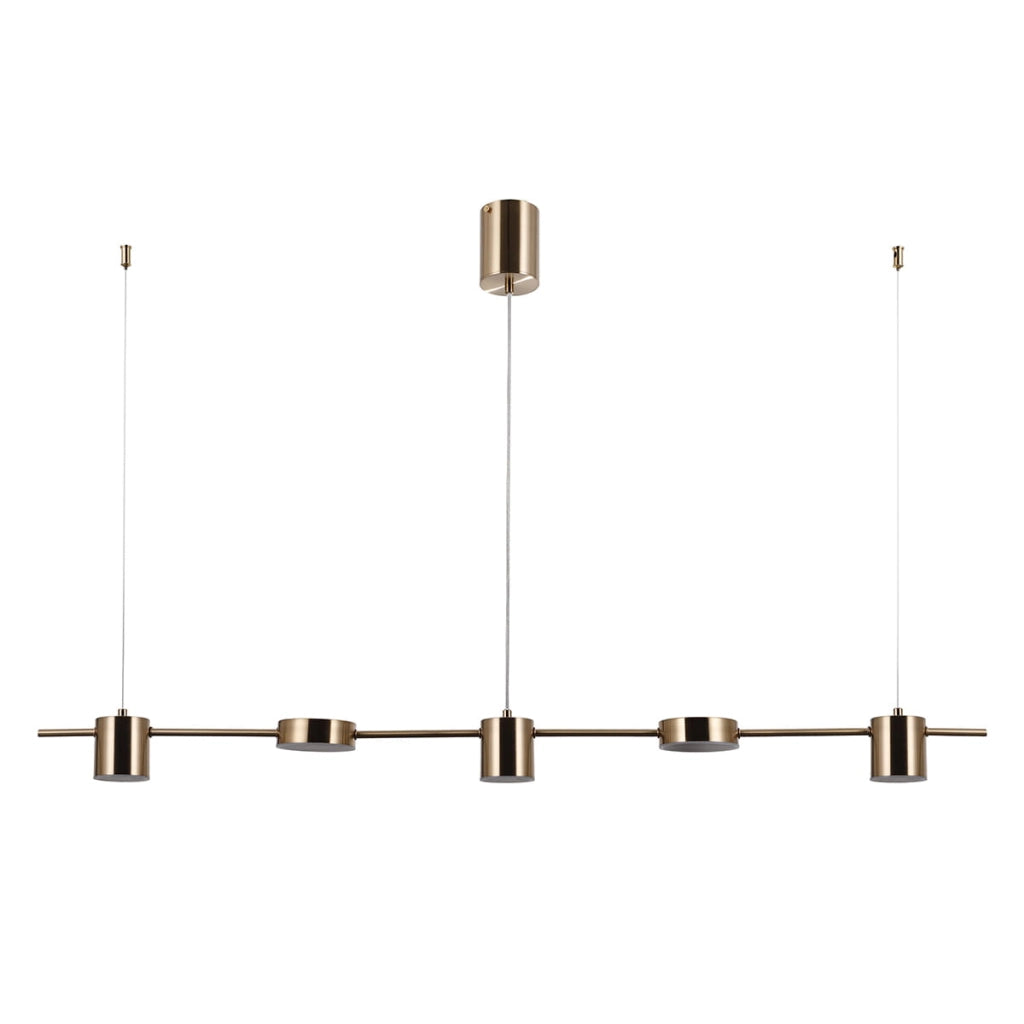 Lampadario Italux Remdal LED 30W ottone/nero 4000K