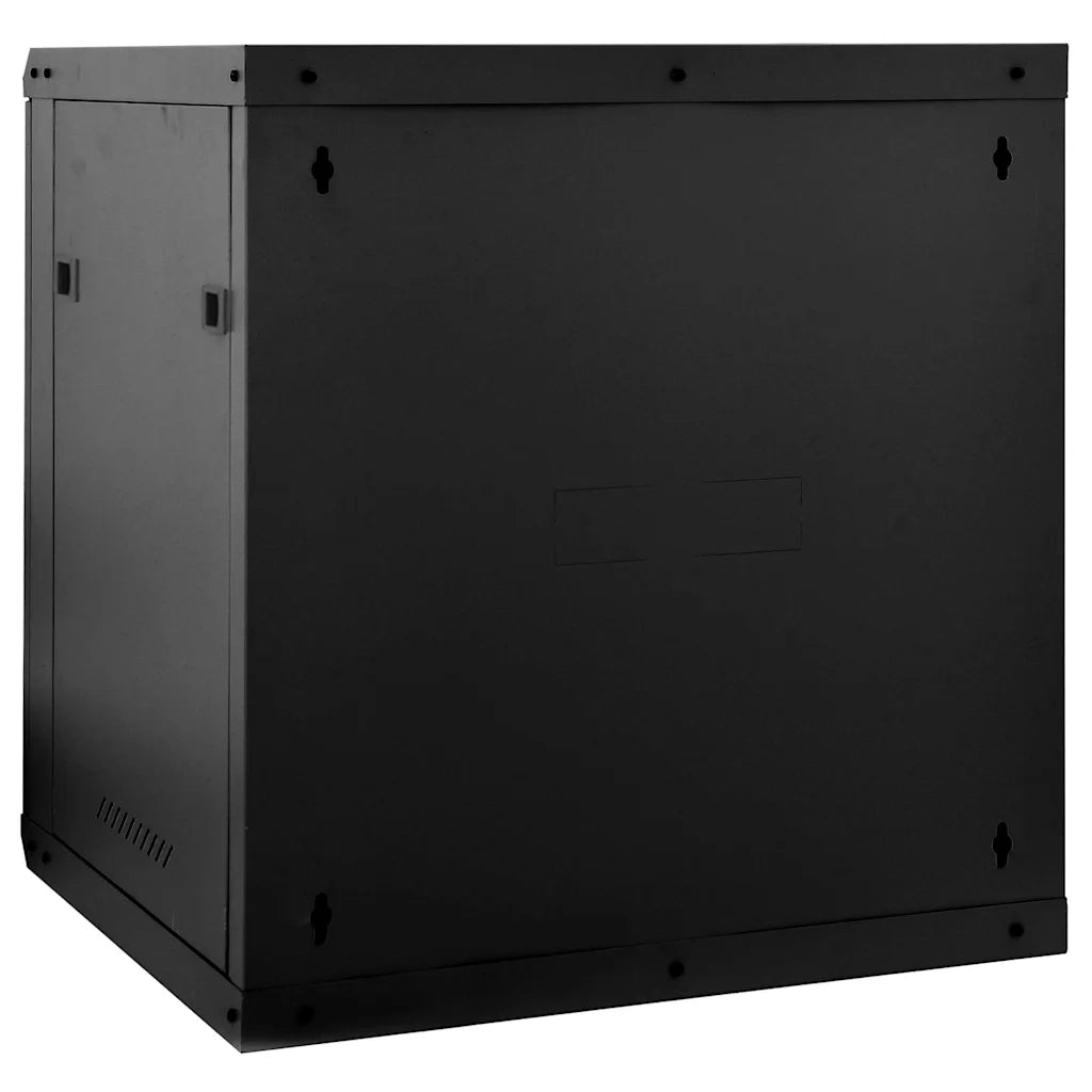 vidaXL Armadietto di rete Nero 60 x 45 x 65 cm Acciaio