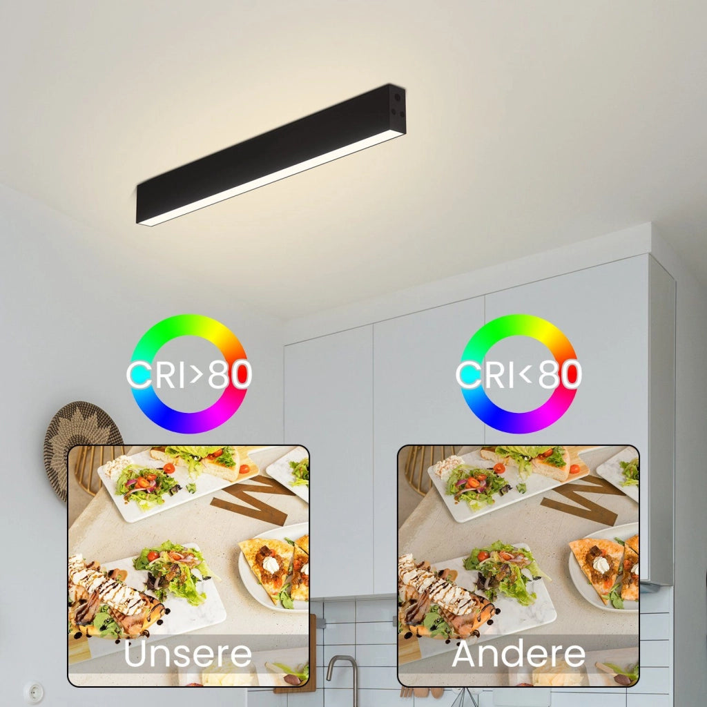 ZMH Lampada da soffitto plafoniera moderna 50 cm telecomando 29W