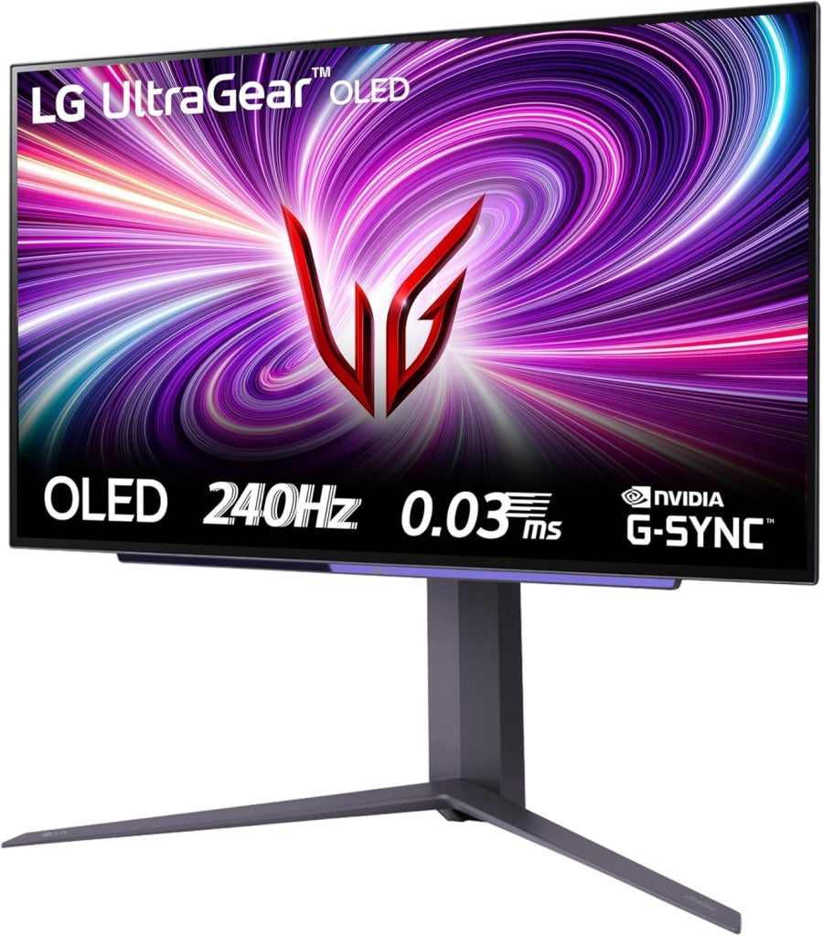 UltraGear OLED 27GS95QE Monitor Gaming 27", QHD (2560x1440), OLED, 240Hz, 0,03ms (GtG), G-Sync, FreeSync Premium Pro, HDR 400 True Black, HDMI 2.1, DisplayPort, Nero