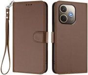 Portafoglio in pelle per OPPO A5 Pro 5G con tasche per carte, assorbimento shock, protezione 360° e tecnologia angolare rafforzata