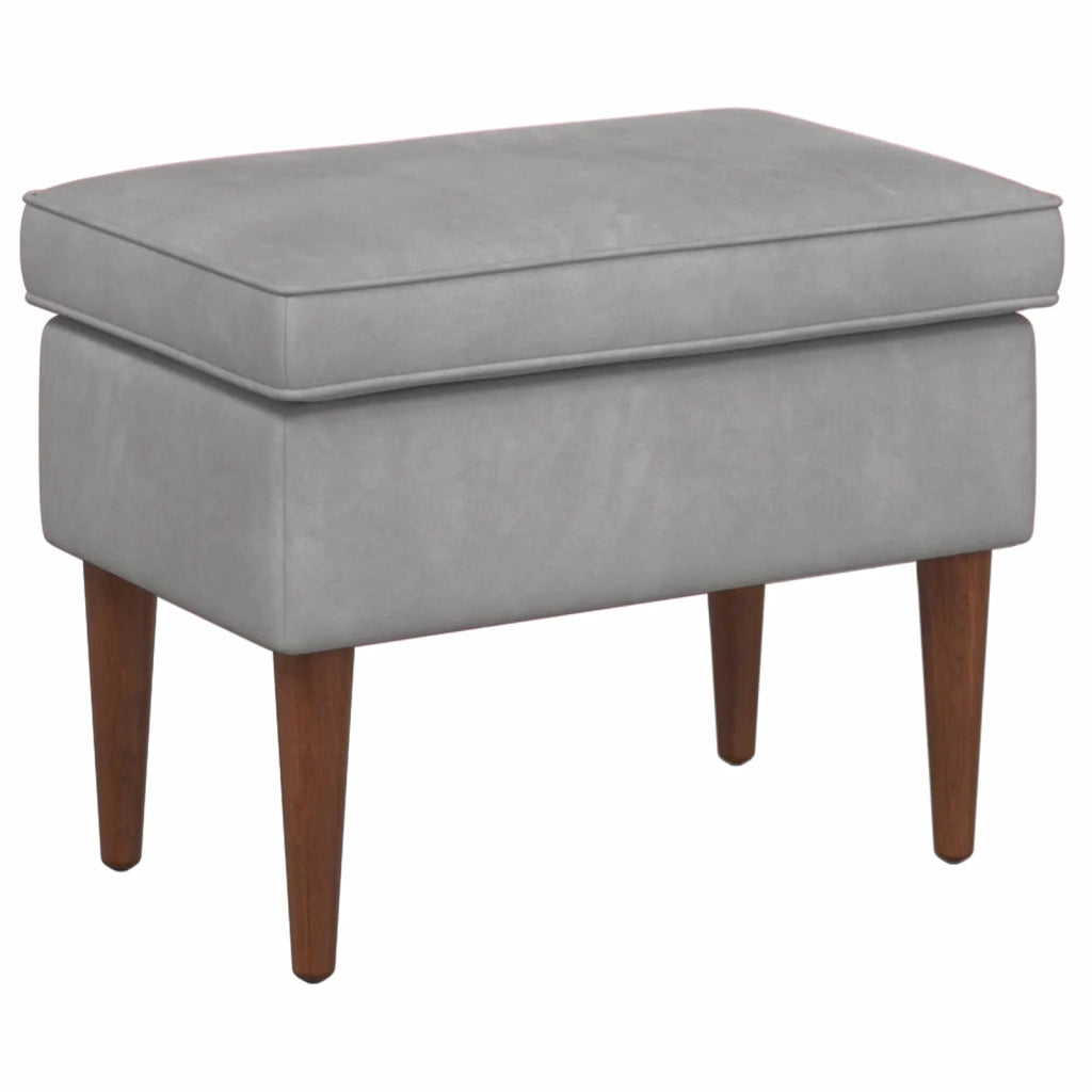 Poltrona con Ottomano 2 pz Grigio Chiaro Velluto 3418847