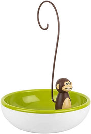 Decorazione per frutta a forma di scimmia - design unico - 1 pezzo - ceramica