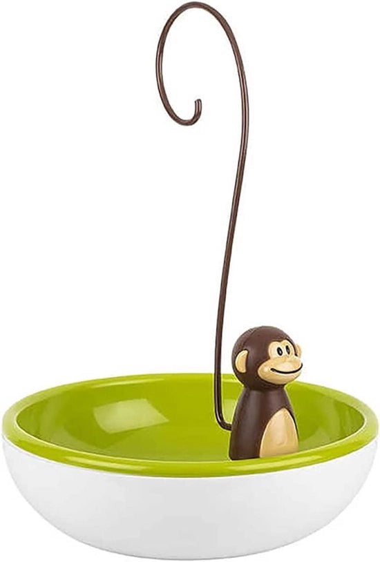 Decorazione per frutta a forma di scimmia - design unico - 1 pezzo - ceramica