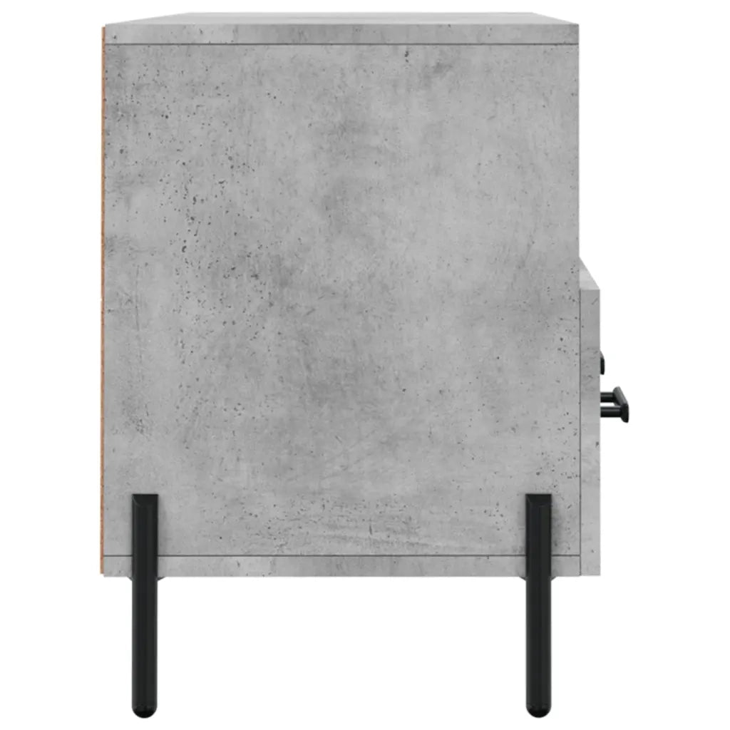 Mobile Porta TV Grigio Cemento 102x36x50 cm Legno Multistrato 829048