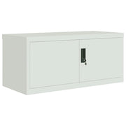 Armadio Classificatore Grigio Chiaro 90x40x40 cm in Acciaio CFW9664281