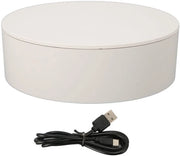 Supporto per esposizione rotativo automatico - Tavola girevole - Velocità regolabile - Carico massimo 5 kg - Supporto per orologi e collane - Progettazione leggera