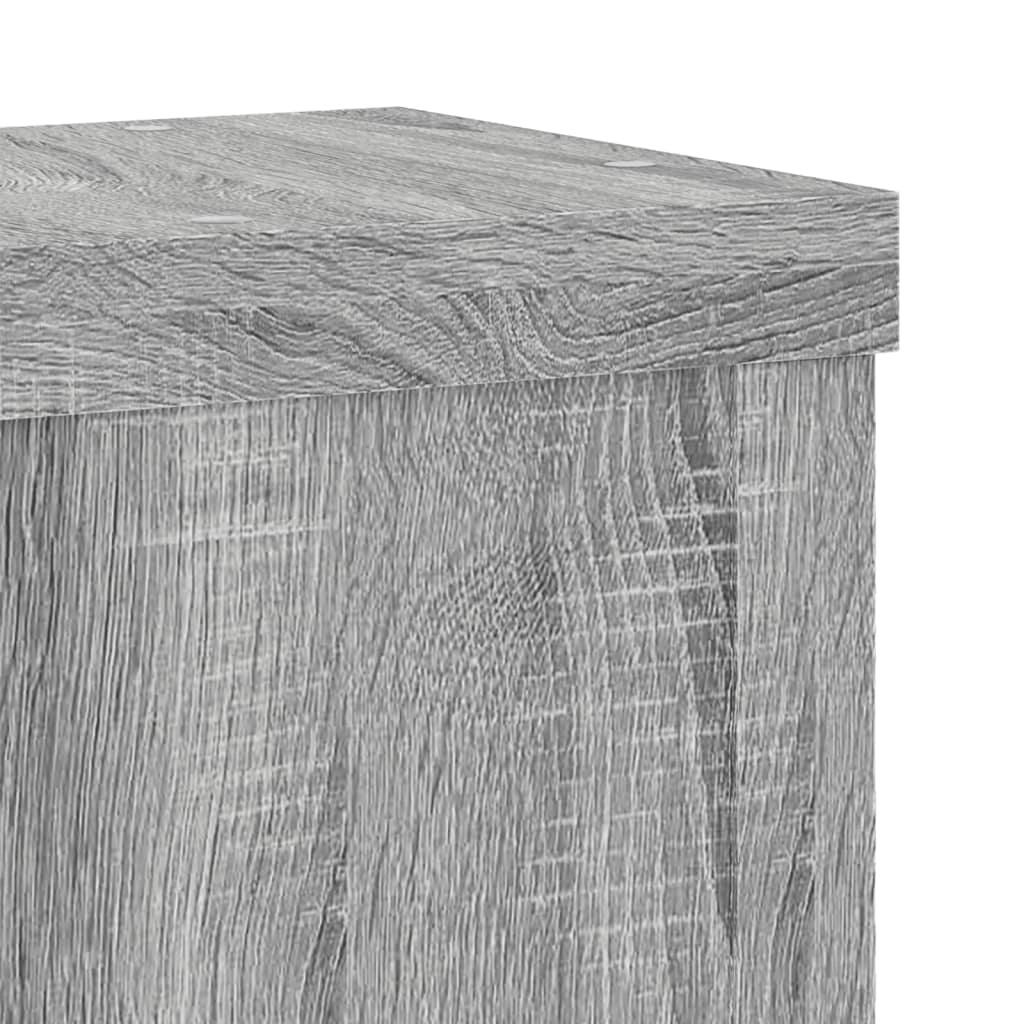 Portavasi mobili per fiori set da 2 legno ingegnerizzato Sonoma grigio 02_0045361