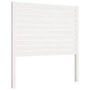 Testiera | Testata per Letto Bianca 96x4x100 cm in Legno Massello di Pino