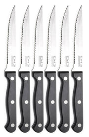 Set Coltelli per Bistecca 6 Pezzi in Acciaio Eme Rodeo