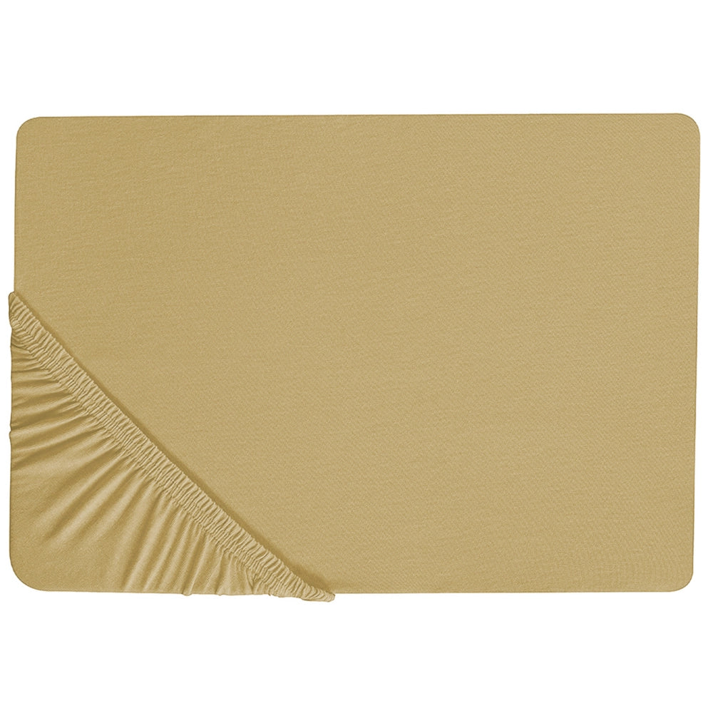 Lenzuolo con angoli cotone verde oliva 180 x 200 cm con bordi elastici modello classico a tinta unita camera da letto classica