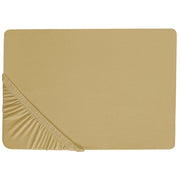 Lenzuolo con angoli cotone verde oliva 180 x 200 cm con bordi elastici modello classico a tinta unita camera da letto classica