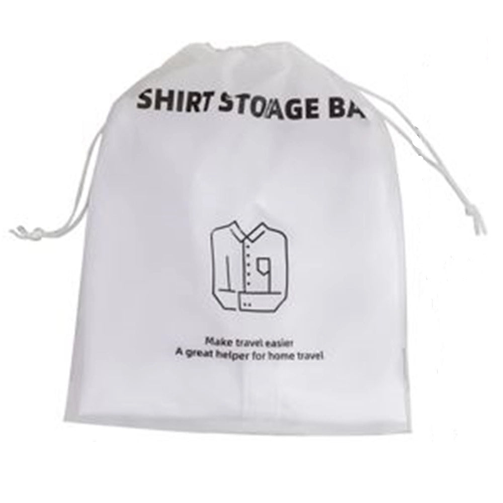 Trade Shop - Set 3pz Organizer Viaggio Casa Sacco Borsa Camicie Maglie 28x34cm Con Coulisse 87705 -