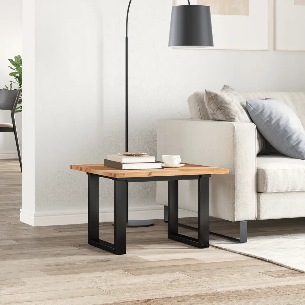 Piano Tavolo Quadrato 60x60x2 cm in Legno Massello di Acacia
