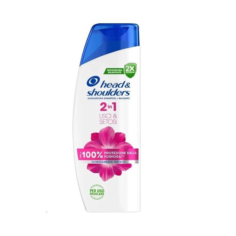 SET 6 HEAD&SHOULDERS SHAMPOO 2IN1 LISCI E SETOSI 250 ML