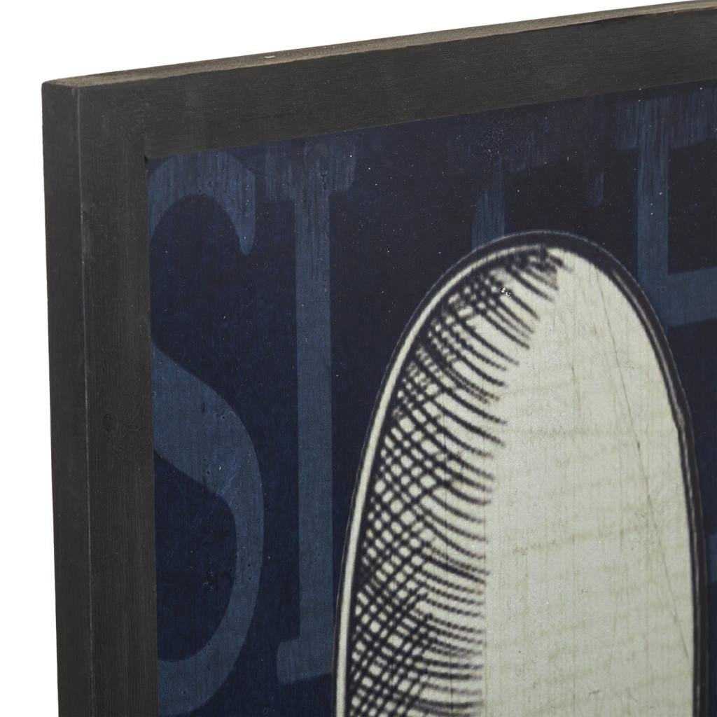 Quadro in metallo con vetro 33x2,5x93h