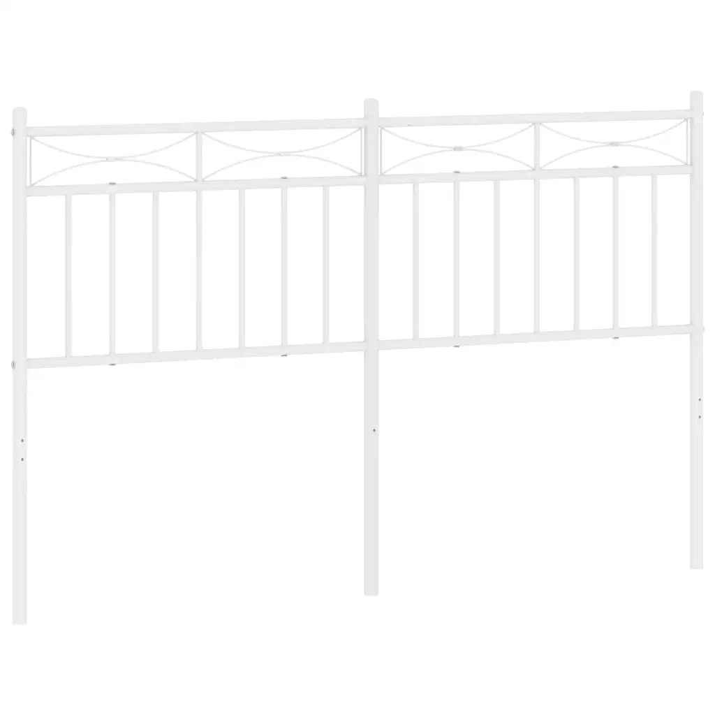 Testiera di Ricambio in Metallo Bianco 135 cm 373772