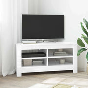 MobileTVAngolare 102 x 40,5 x 45 cm Bianco ad Alto Lucido 889779