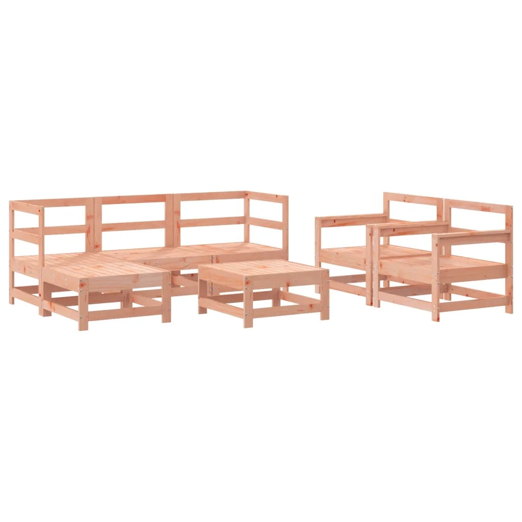Set Salotto da Giardino 7 pz in Legno Massello di Douglas 3186247